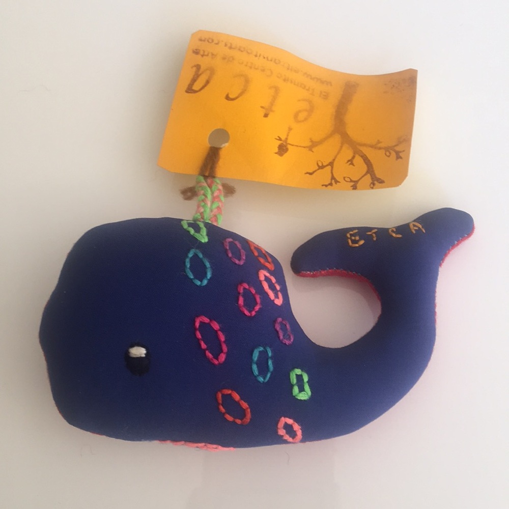 One handmade whale 🐳 keychain ornament